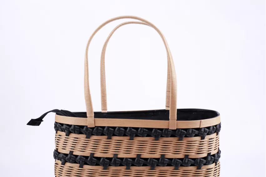 Handmade Flower Woven Handbag