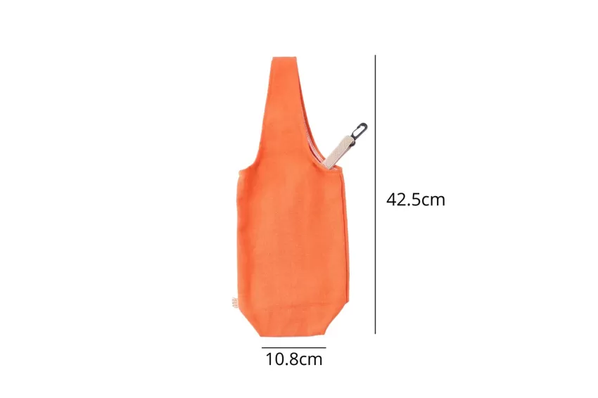1-strap Canvas Bottle Holder, Size Large 1-strap Canvas Bottle Holder, Size Large