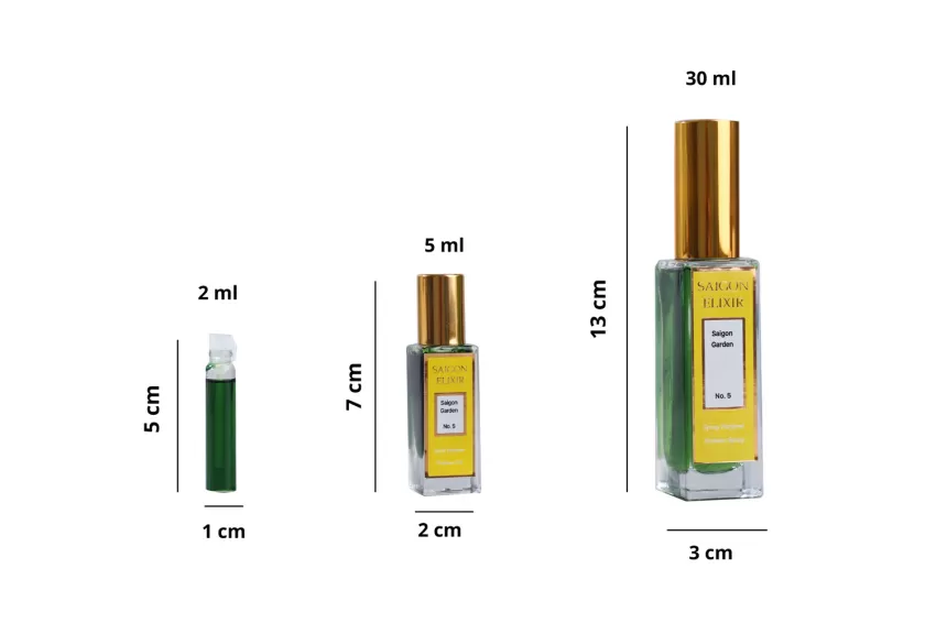 Saigon Garden Perfume, Orange-Lemon Fragrance Perfume, Long-Lasting Fragrance, Dynamic And Youthful Aroma