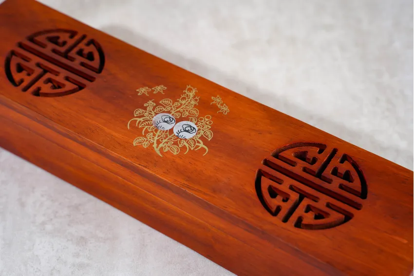 Wooden Chopstick Box, Maintains Hygiene for Eating Utensils, Exquisite and Beautiful Design, Elegant and Sophisticated, Handcrafted Product