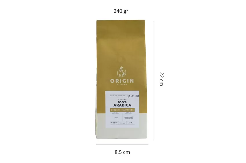 Cà Phê ORIGIN 100% Arabica, Arabica, Cà Phê Nguyên Hạt, Cà Phê K’ho, Cà Phê Đặc Sản, Cà Phê Rang Xay, Caffeine, Catimor