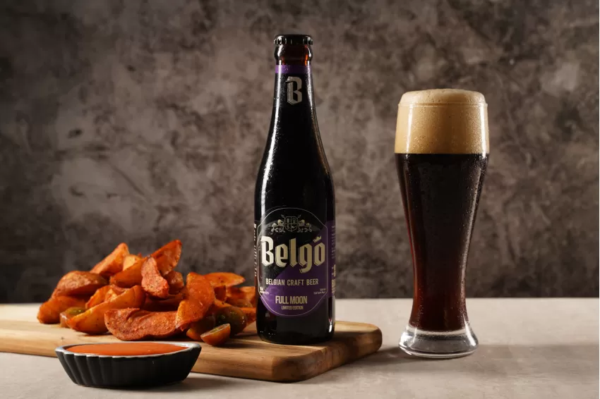 Bia Craft Belgo Full Moon (32 Ibu), Dòng Đặc Biệt Nhất Của Belgo, Bia Được Ủ Thủ Công Vào Đêm Trăng Tròn, Đa Dạng Tầng Vị