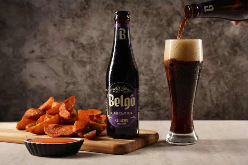 Belgo Full Moon Beer (32 Ibu), The Most Special Line Of Belgo, Handcrafted Under The Full Moon, Diverse Flavor Layers