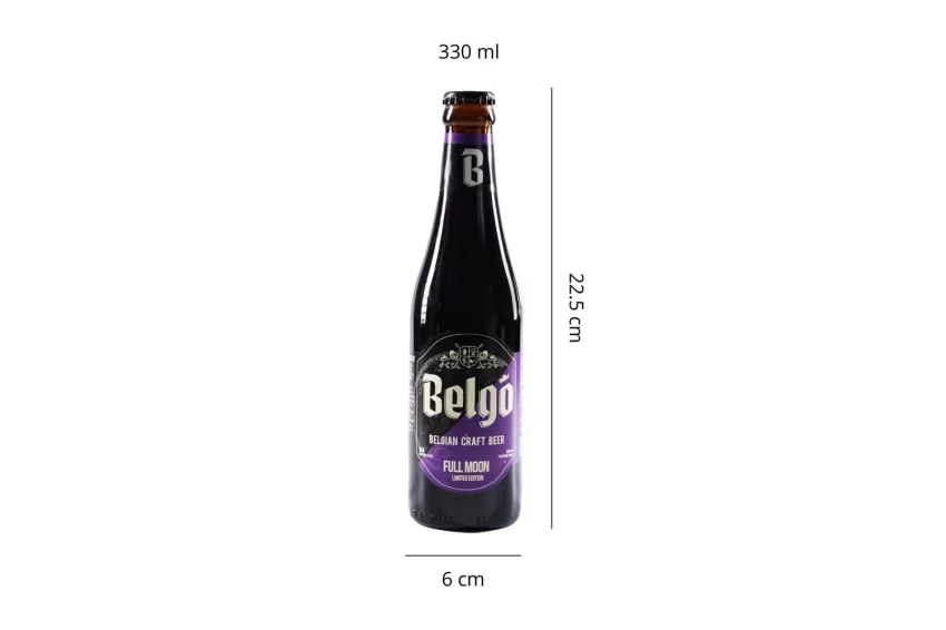 Bia Craft Belgo Full Moon (32 Ibu), Dòng Đặc Biệt Nhất Của Belgo, Bia Được Ủ Thủ Công Vào Đêm Trăng Tròn, Đa Dạng Tầng Vị