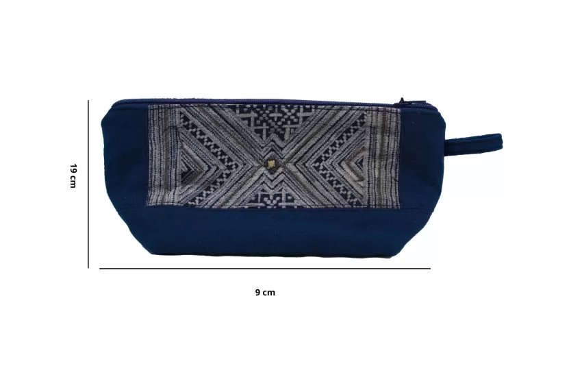 Batik Pen Purse, H'Mong Ethnic Pattern