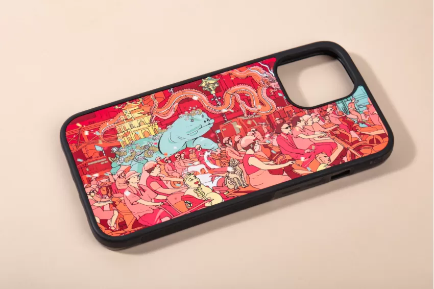 “Hà Nội Không Vội Được Đâu" Phone Case (Hanoi No Hurry To Be Anywhere), Symbolizing The Distinctive Culture And Art Of Hanoi