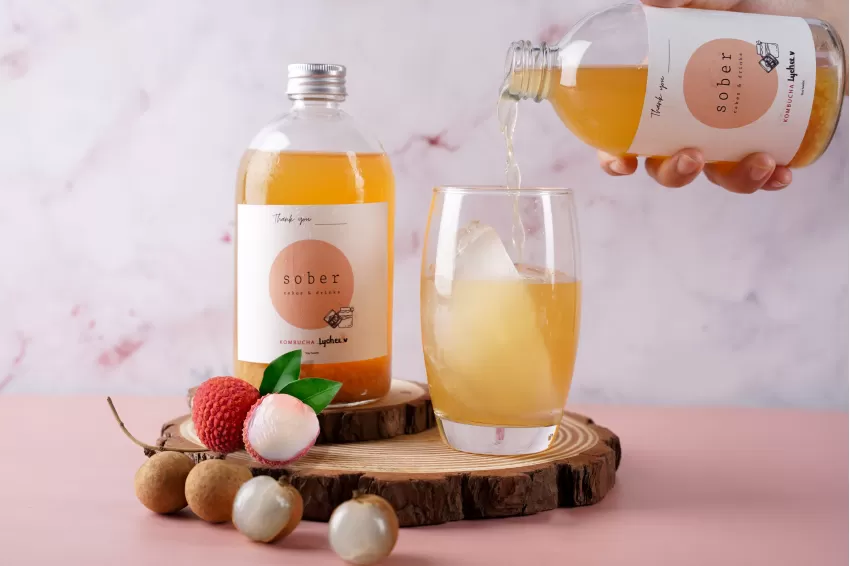 Kombucha Longan Mix Lychee