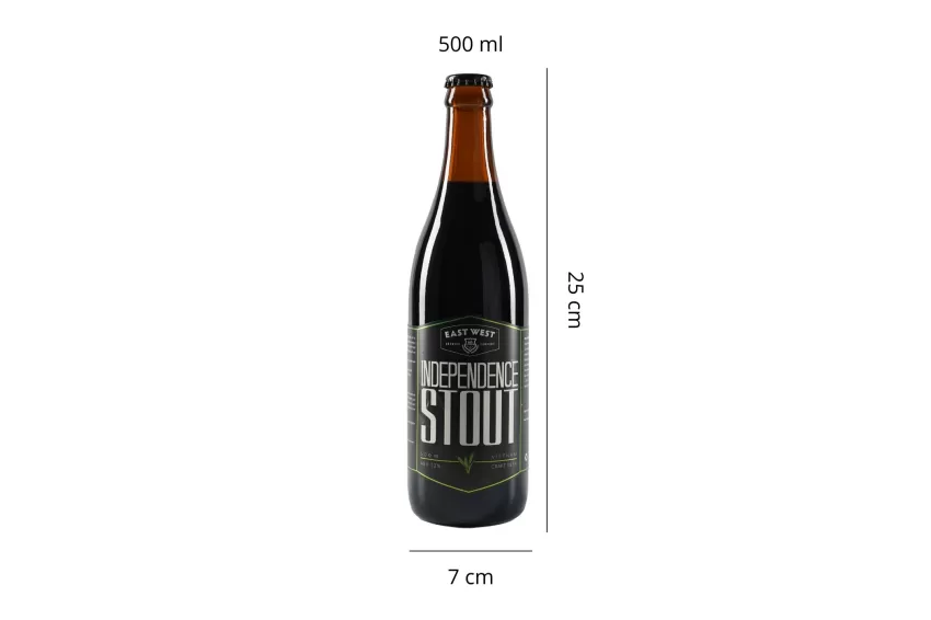 Independent Stout Craft Beer, Premium Handcrafted Beer, Classic Black Barley Beer, High Alcohol Content, Bitter Taste Awakens The Palate