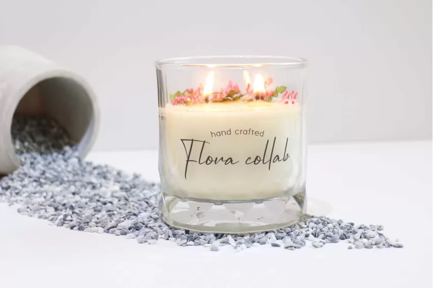 Scented Candle With Message