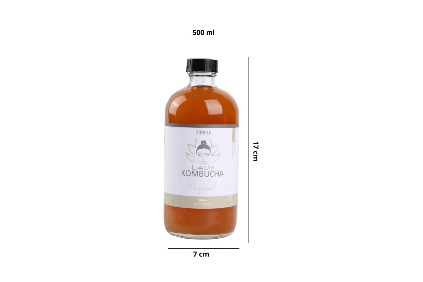 Kombucha Original, Trà Đen Hữu Cơ Lên Men, Lợi Khuẩn Tốt Cho Tiêu Hóa, Thức Uống Giảm Đường Huyết, Quà Tặng Sức Khỏe