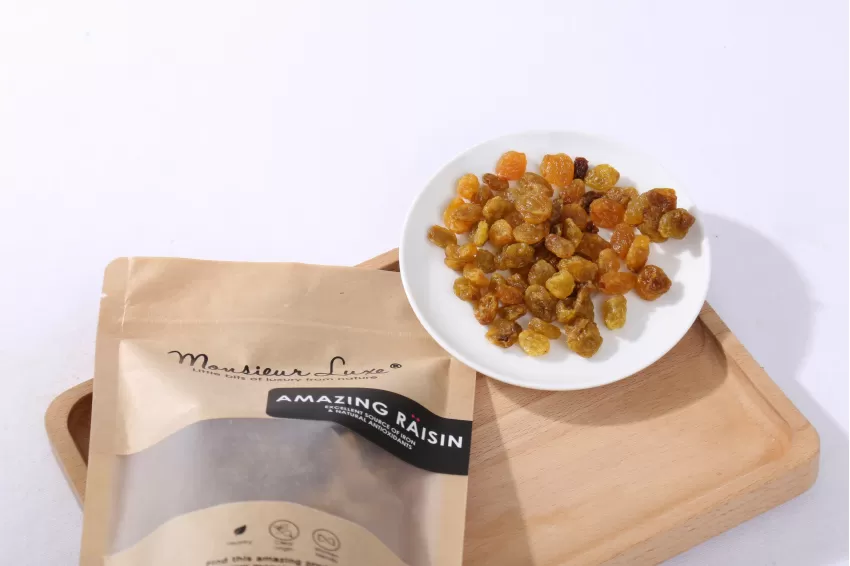 Fancy Golden Raisins, Healthy Snacks, No Sugar, No Preservatives, Keep Fit, Dried Fruits, Eat Clean, Natural Ingredients