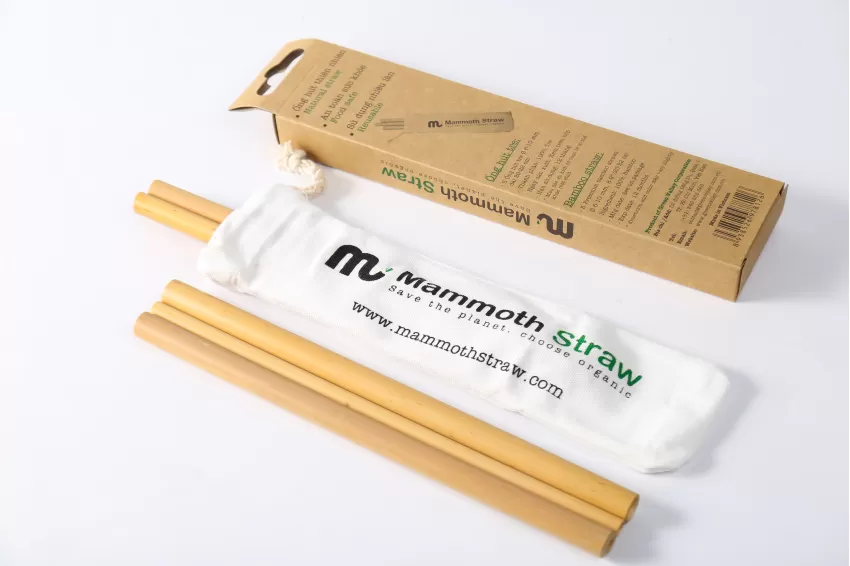 Bamboo Straw, High Durability, Easy to Clean, Reusable, Reduces Waste, Easily Biodegradable, Sustainable Living