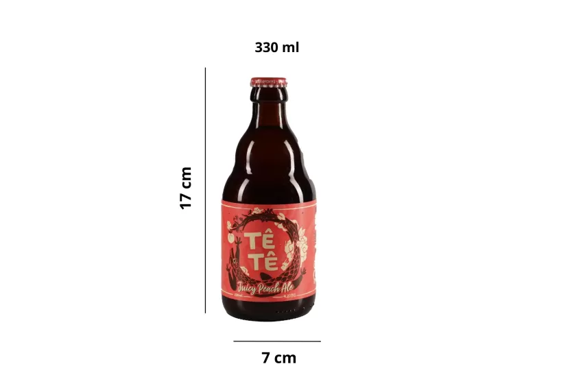 Bia Craft Tê Tê Juicy Peach Ale, Hương Vị Đào Chín Mọng, Nguyên Liệu Mạch Nha, Lúa Mạch Và Yến Mạch, Sử Dụng Hoa Bia Noble Hops Từ Châu Âu