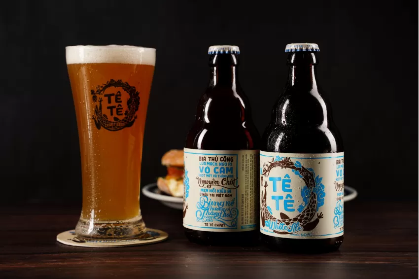 Bia Craft Chai Tê Tê White Ale, Hương Vị Thanh Tao Và Ngọt Mát, Sử Dụng Nguyên Liệu Tự Nhiên, Vị Đắng Nhẹ Nhàng, Dễ Chịu Khi Thưởng Thức