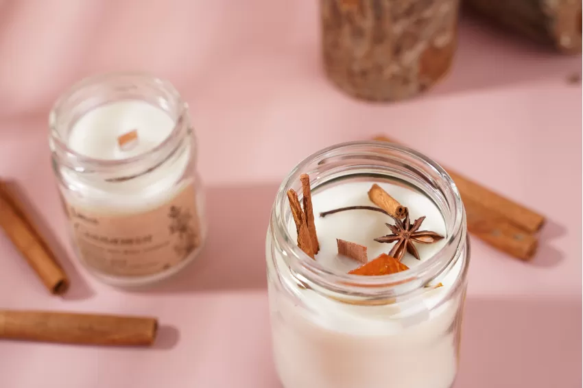 Natural Soy Wax Scented Candle, Cinnamon