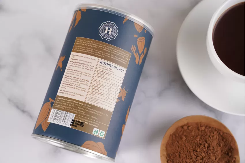 Unsweetened Cocoa Powder, Can 200gr Unsweetened Cocoa Powder, Can 200gr