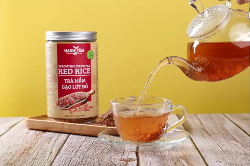 Roasted Sprouted Red Rice Tea - Hạnh Tâm | CHUS