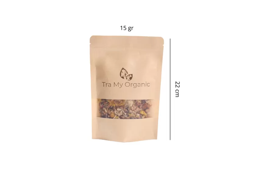 Trà Thảo Mộc, Trà My Organic, Trà Hoa, Trà Thiên Nhiên, Hoa Hồng, Hoa Cúc, Hoa Nhài, Trà Thư Giãn, Không Chứa Caffeine, Thành Phần Tự Nhiên, 15Gr