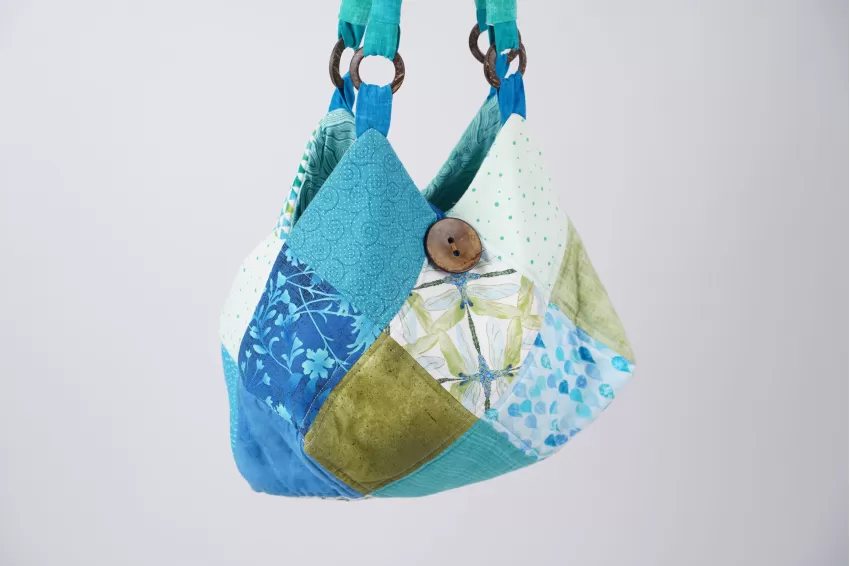 Braided Strap Butterfly Wing Quilted Bag, Delicate Color Combination, Vibrant Color Tone, Youthful And Modern Style Braided Strap Butterfly Wing Quilted Bag, Delicate Color Combination, Vibrant Color Tone, Youthful And Modern Style