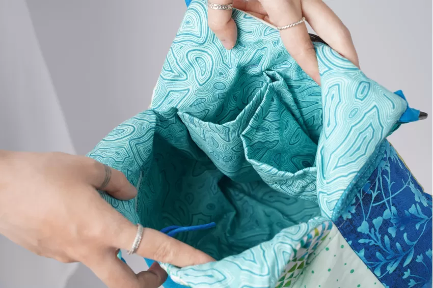 Braided Strap Butterfly Wing Quilted Bag, Delicate Color Combination, Vibrant Color Tone, Youthful And Modern Style Braided Strap Butterfly Wing Quilted Bag, Delicate Color Combination, Vibrant Color Tone, Youthful And Modern Style