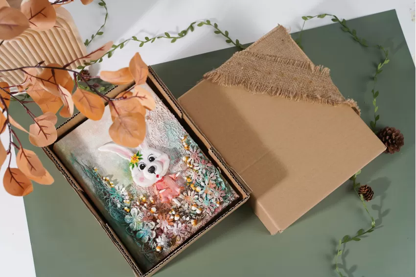 Album Ảnh Thủ Công Thỏ (Scrapbook), Sổ Trang Trí Thủ Công, Màu Sắc Tươi Sáng, Vẻ Đẹp Thần Tiên, Dùng Lưu Giữ Hình Ảnh