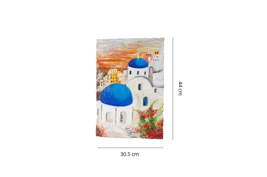 Santorini-Themed Wedding Guest Book