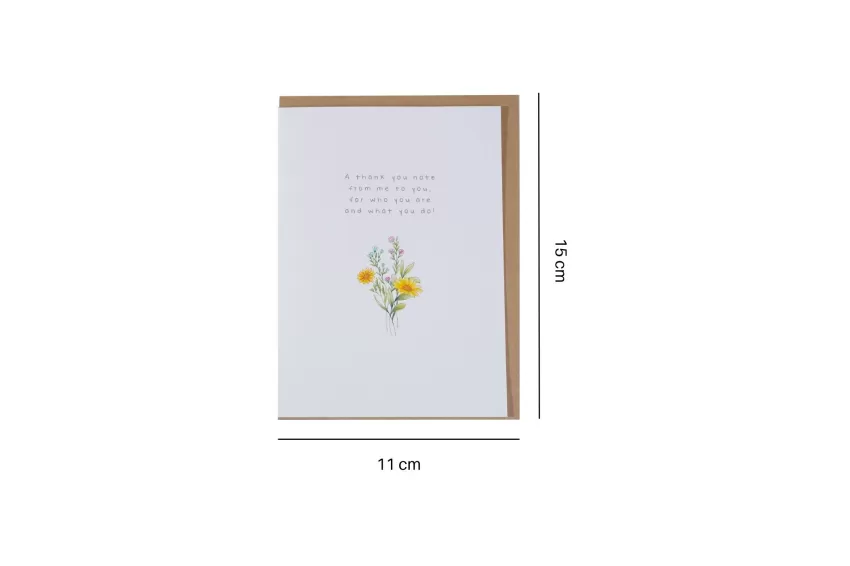 Thank You Theme, Printed Greeting Cards/Postcards