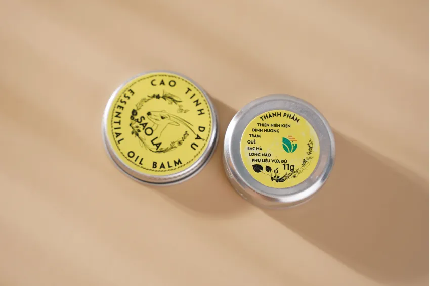 Saola Essential Oil Balm, A Gift of Relaxation and Wellness for Her, Natural Ingredients, Soothe and Comfort Saola Essential Oil Balm, A Gift of Relaxation and Wellness for Her, Natural Ingredients, Soothe and Comfort