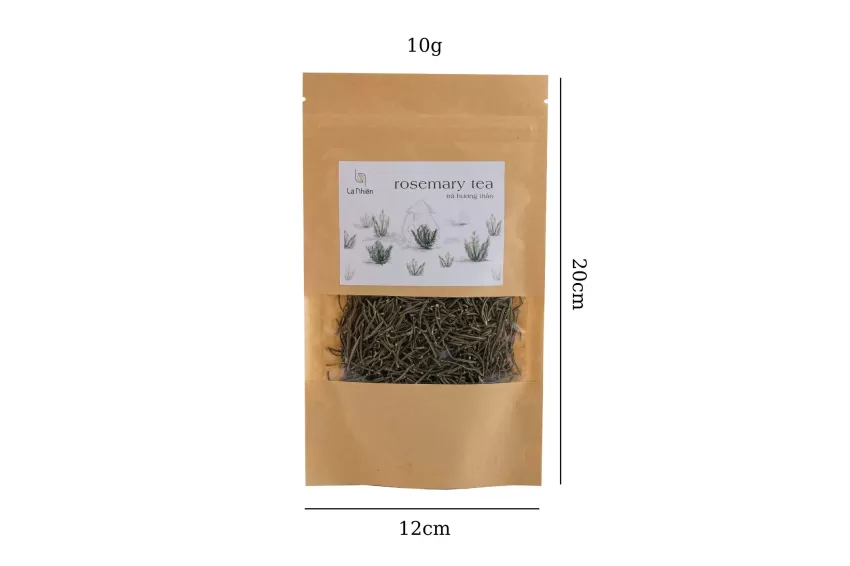 Rosemary Tea, Zip Bag of 10g, Herbal Tea, Relaxation Blend, Digestive Aid, Relaxation, Sample Tea Pack