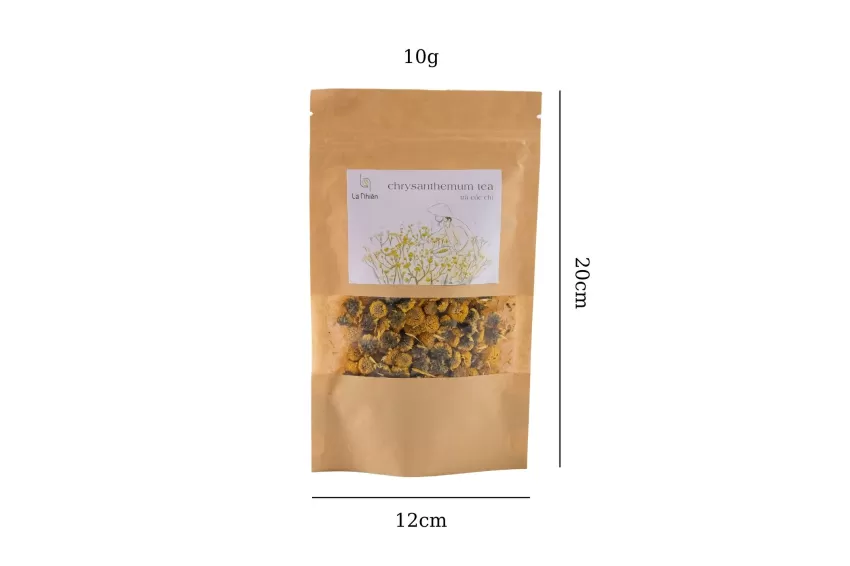 Chamomile Tea, Zip Bag of 10g, Tea Blend for Restful Sleep, Natural Herbal Ingredients, Premium Quality, Sample Pack