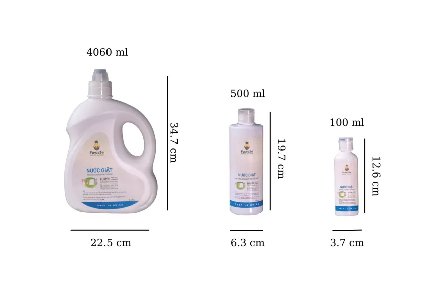 Nước Giặt Enzyme Fuwa Hương Bạc Hà, Kháng Khuẩn Và Khử Mùi, Thành Phần Vỏ Trái Cây Lên Men, Giúp Loại Bỏ Những Vết Bẩn Cứng Đầu