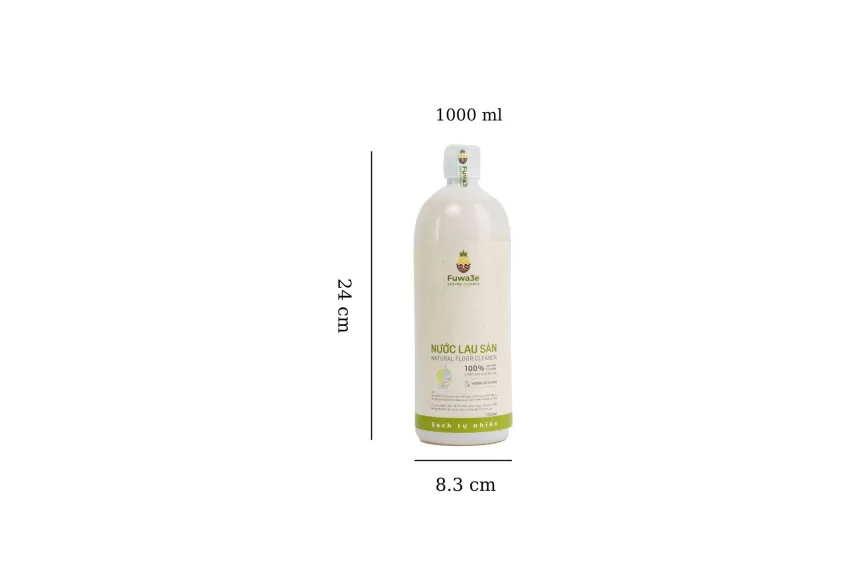 Lemongrass Scented Double Condensed Enzyme Floor Cleaner, Fruit Peel Fermentation Technology, Superior Cleaning And Antibacterial For Floors