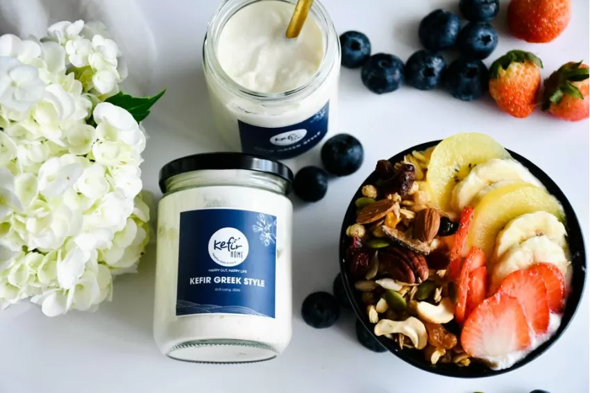 Combo 2 Of Kefir Yogurt Greek Style, Creamy Yogurt, Fragrant And Creamy Taste, Rich In Probiotics, Delicious And Nutritious