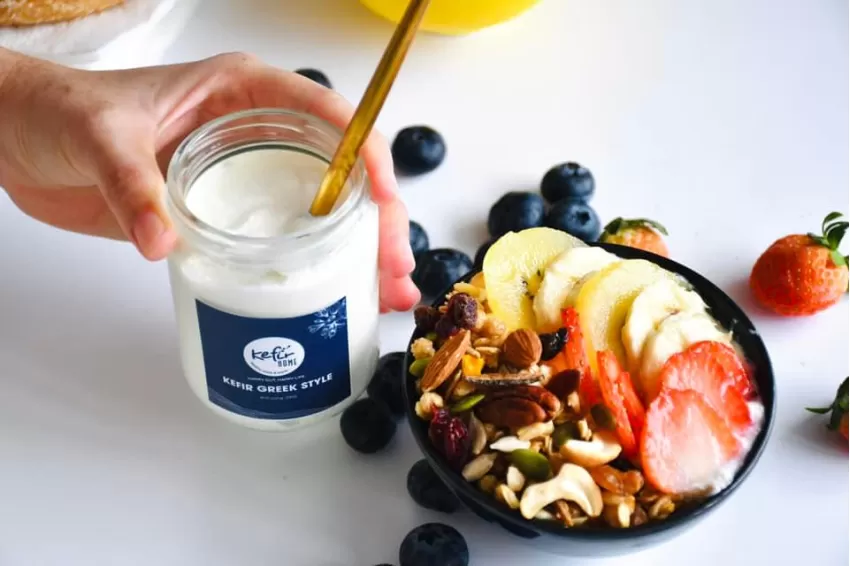 Combo 2 Of Kefir Yogurt Greek Style, Creamy Yogurt, Fragrant And Creamy Taste, Rich In Probiotics, Delicious And Nutritious