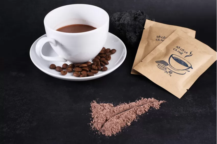 Coffee Chocolate Powder, Box Of 10 Packs, Rich Flavor Of Coffee And Chocolate, Helps Enhance Alertness, Convenient Box Of 10 Packets Coffee Chocolate Powder, Box Of 10 Packs, Rich Flavor Of Coffee And Chocolate, Helps Enhance Alertness, Convenient Box Of 10 Packets
