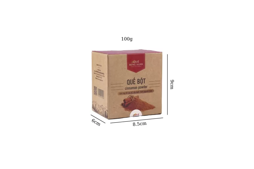 Quế Bột, Hộp 100g, Thảo Dược Tự Nhiên, Làm Thơm Phòng, Trang Trí Bếp, Bột Quế Ướp Thịt, Bột Quế Rừng Nguyên Chất