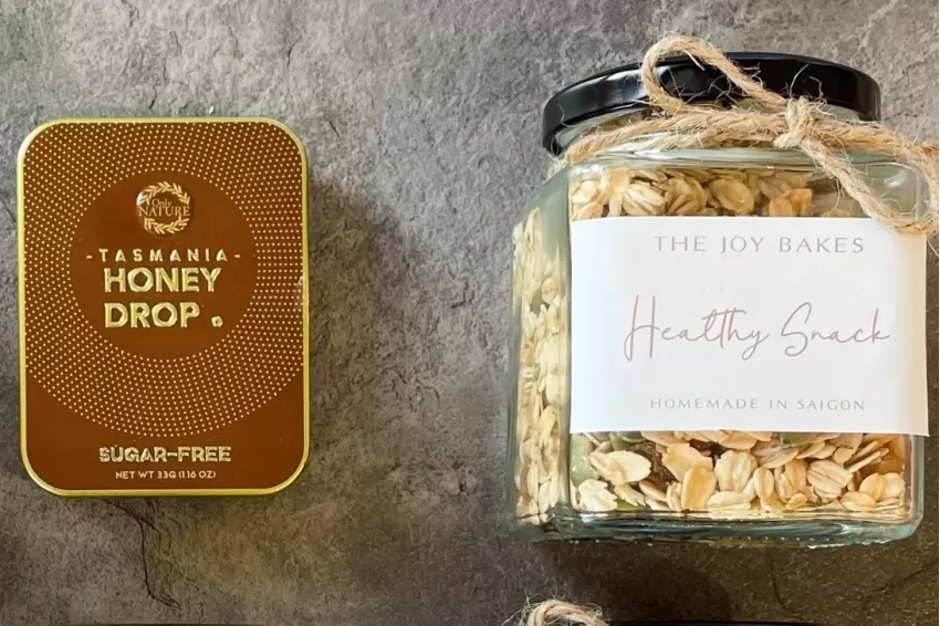 Honey Tea Nuts Gift Set, Healthy Gift, Tea And Nuts Gift Set, Stylish And High-Quality, Healthy Snacks, Suitable For All Ages, Promotes Relaxation And Well-Being