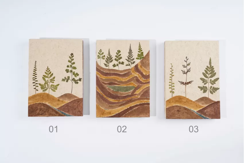 Flowers & Plants Indigo Land Notebook