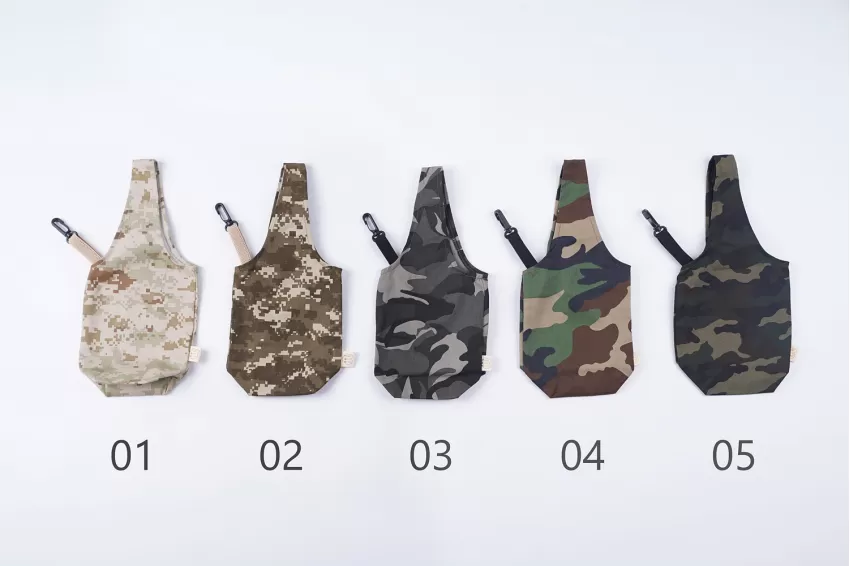 1-Strap Camouflage Bottle Holder, Military Style, Protects The Water Bottle From Impact, Ideal Gift For Men