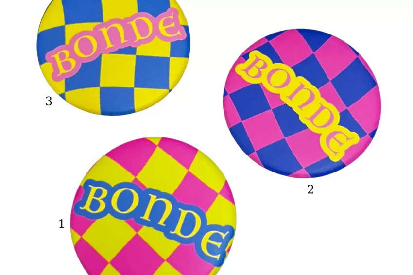 Bonde Pin, Clothing Or Backpack Decoration, Youthful Colors, Unique And Eye-Catching Accessory, Dynamic Style