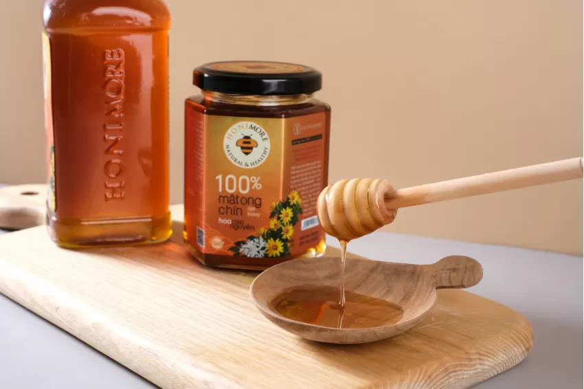 Ripe Honey From Multi-Flower Of Central Highland, Pure Honey, Multi-Floral Ripe Honey, Natural Honey, Good For Health