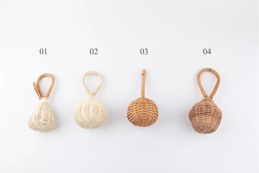 Wicker Baby Rattle, Ball Bee - CHUS