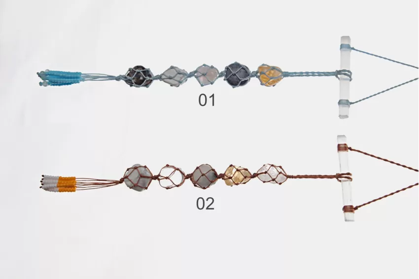 Feng Shui Crystal Macrame Necklace, Attracts Positive Energy, Suitable for Various Zodiac Signs, Feng Shui Product