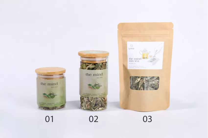 The Mind Tea , Herbal Tea, Anxiety Support Tea, Relaxation Tea, Stress Relief Tea, Vietnamese Clean Ingredients, Healthy Gift