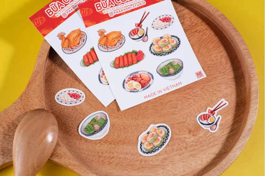 Sticker Bữa Cơm Tết