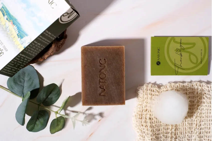 Neem, Perilla Leaves Soap, Softens and Smoothens the Skin, Supports Treatment of Skin Conditions, Antimicrobial and Anti-inflammatory Neem, Perilla Leaves Soap, Softens and Smoothens the Skin, Supports Treatment of Skin Conditions, Antimicrobial and Anti-inflammatory