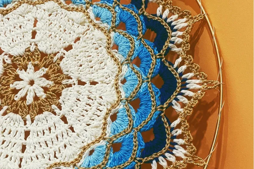 Dreamcatcher Thắt Macrame Tĩnh Lặng, Che Chở Giấc Ngủ Ngon - Thừng Gỗ Decor