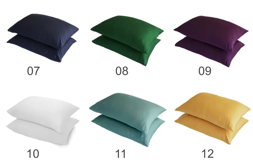 Satin Silk Pillowcase, Embroidered Pillowcase With Name, Personalized Gift, Matte Silk Pillowcase, Multi-Colored Pillowcase