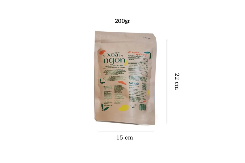 [MUA 5 TẶNG 1] Xoài Sấy Dẻo Tự Nhiên 200g, Đặc Sản Cam Lâm Khánh Hòa, Ít Đường, Trái Cây Sấy Dẻo, Trái Cây Việt Nam, Ăn Vặt Lành Mạnh