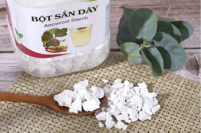 Arrowroot Starch, A Versatile Plant-Based Powder, Vegan-Friendly, Gluten-Free, Can Be Used To Make Refreshing Drinks Or Sauces